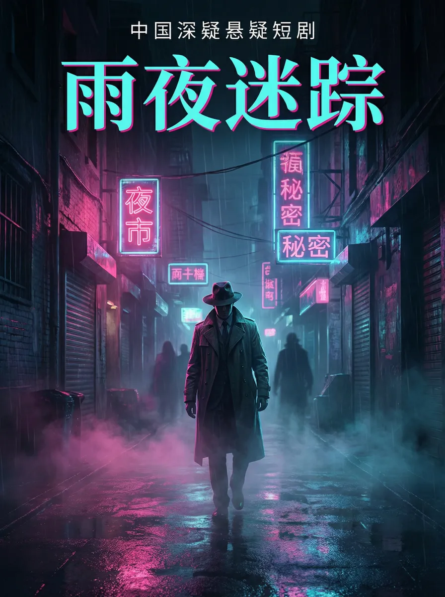 青苹果乐园电视剧 悬疑追踪短剧 - 雨夜迷踪海报